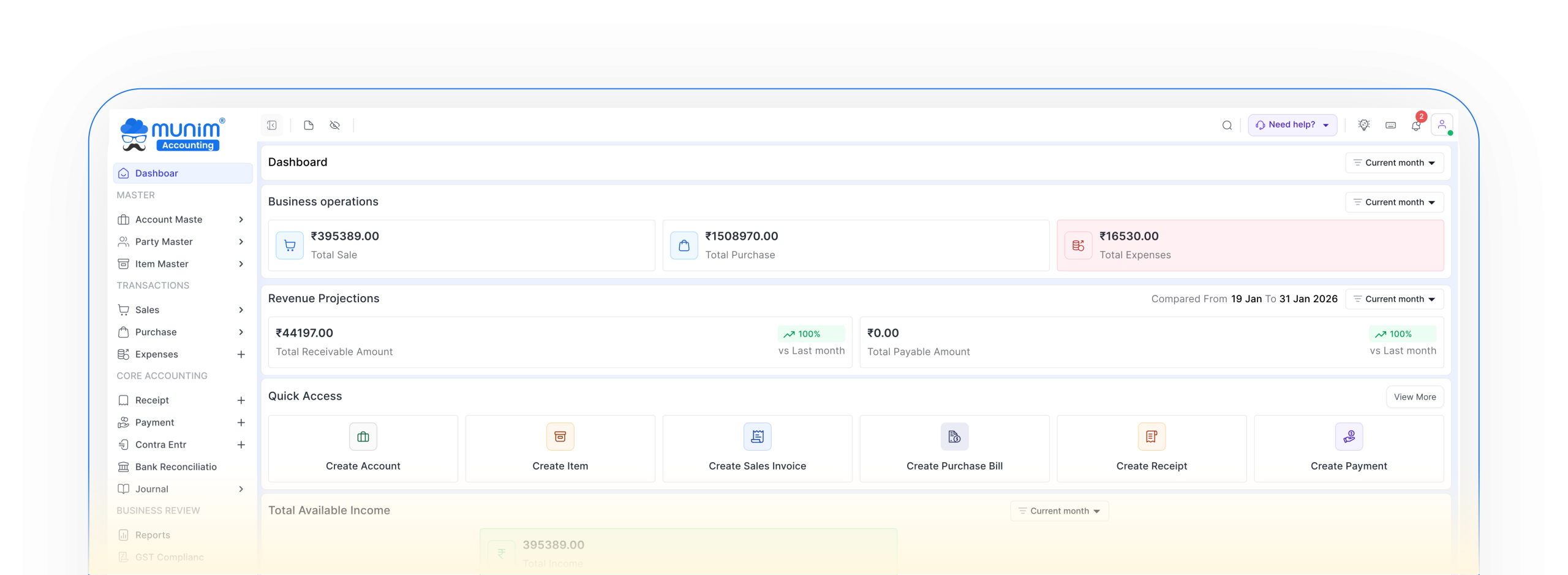 Accounting & Billing Software - Hero Image
