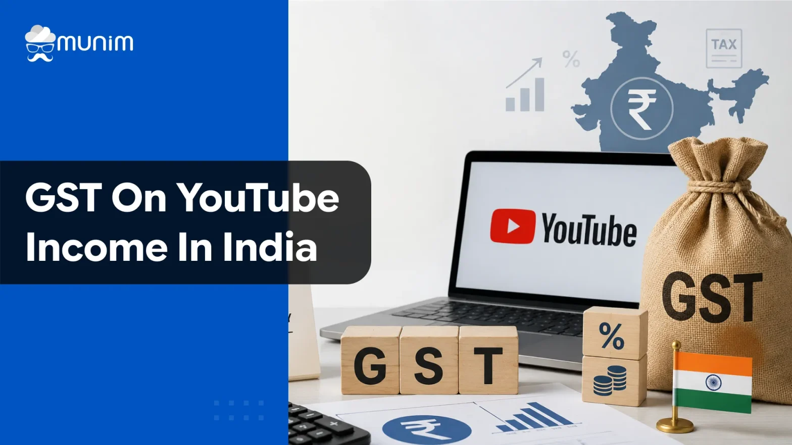 gst on youtube income