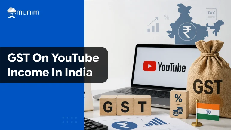 gst on youtube income