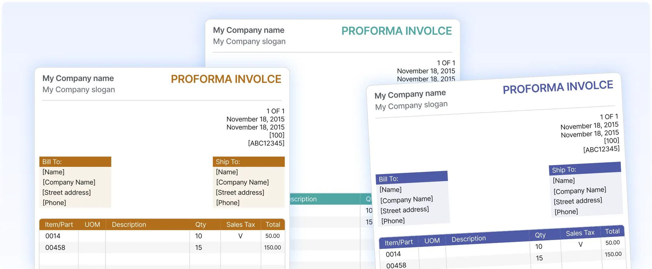 Export Proforma Invoice Format