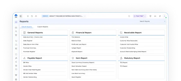 Generate Accounting Reports from Every Invoice