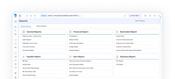 Insightful Reports & Real-Time Dashboard