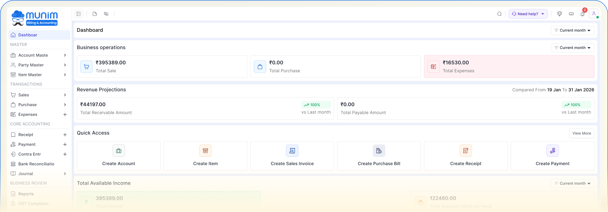 Billing & Accounting Software - Hero Image