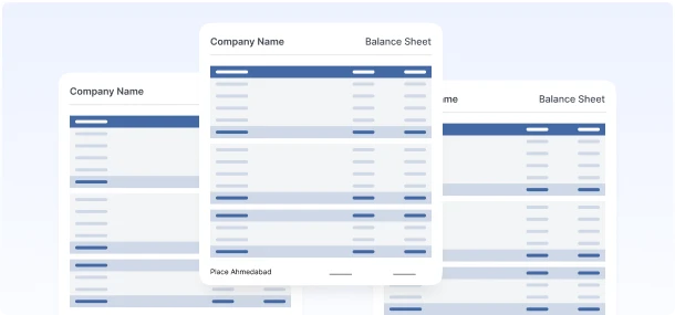 Balance Sheet Format in Excel