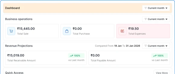 Real‑Time Dashboard & Finance Tracking