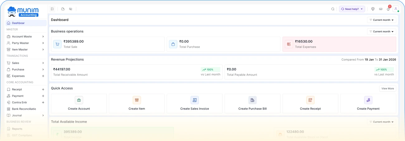 Accounting & Billing Software - Hero Image