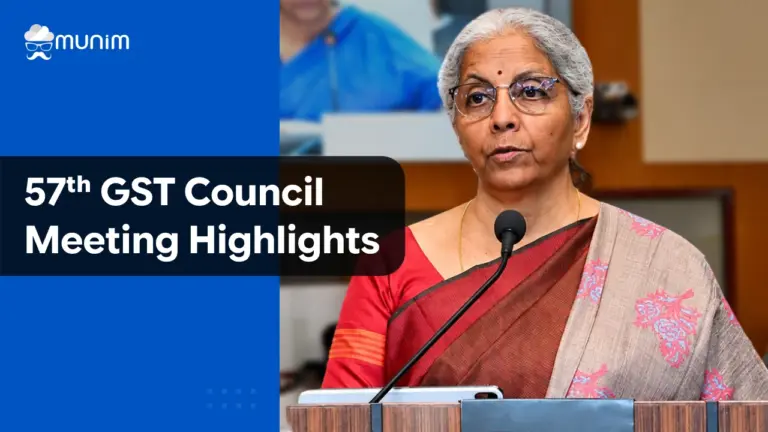 57th GST Council Meeting Highlights
