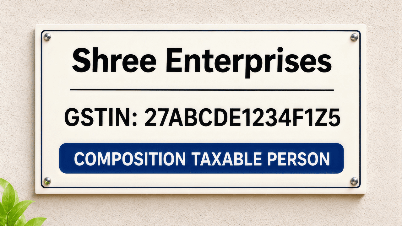 GST Board Format for composition taxpayer