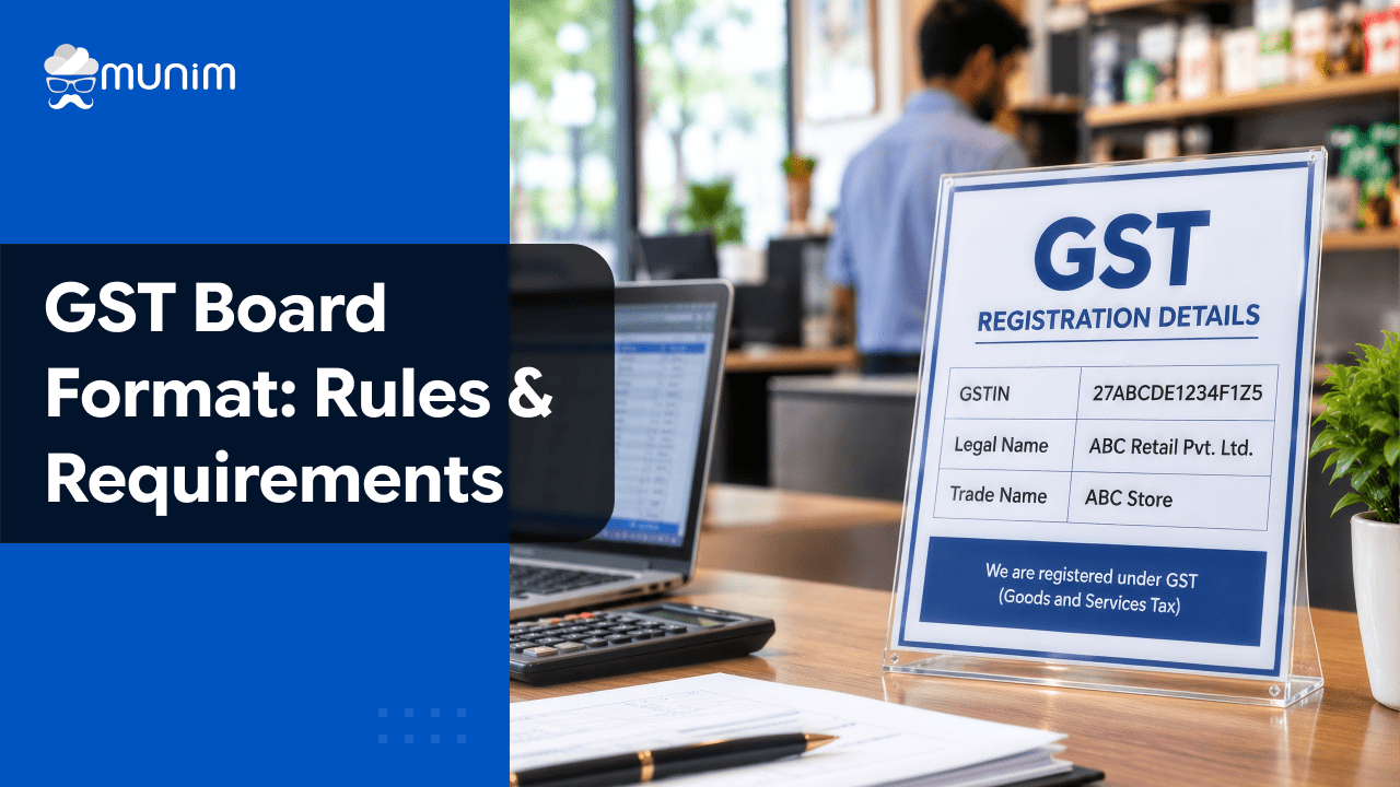 GST Board Format